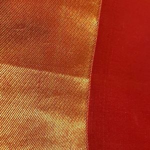 Crimson Red Kanchipuram wedding silk saree